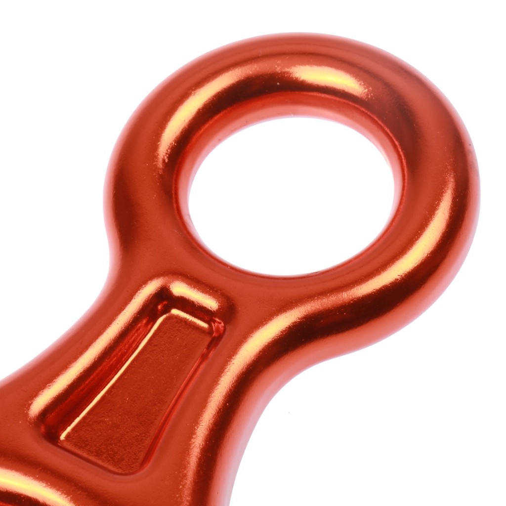 Vòng Leo Núi Belay Device 35KN Màu Cam Số 8