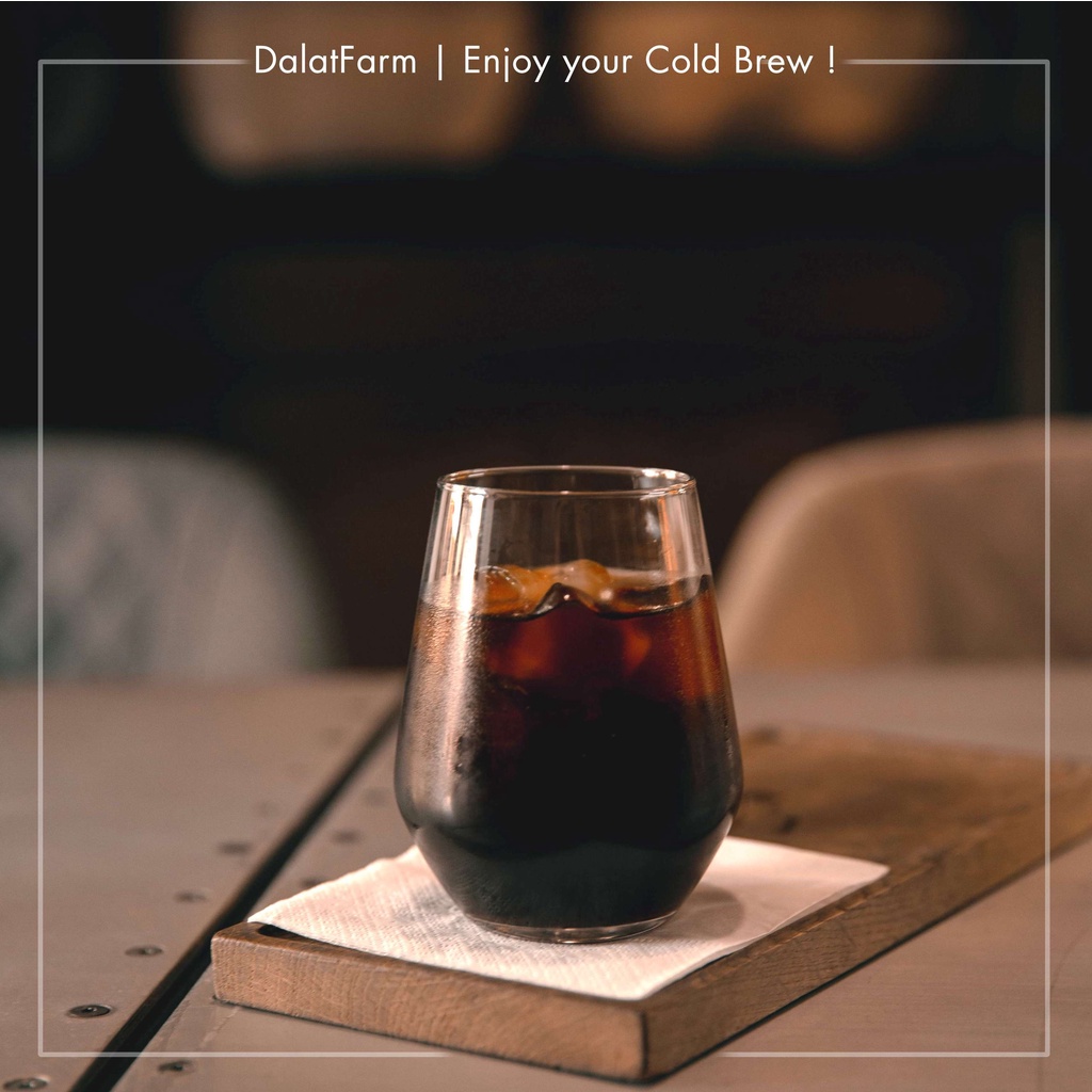 Cà Phê Cold Brew Arabica Cầu Đất Dalat Farm - Túi 125 g