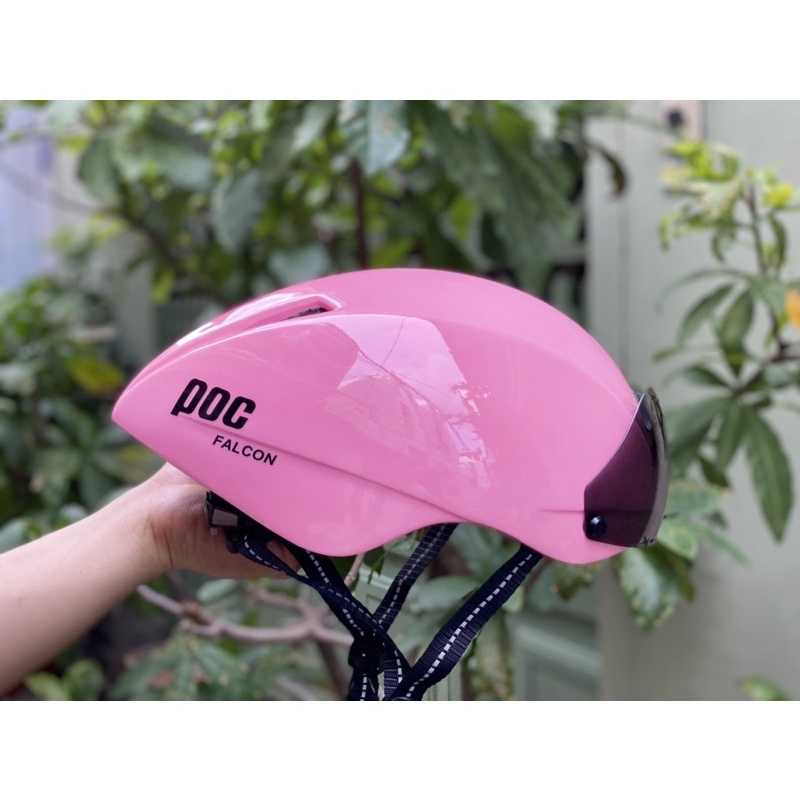 MŨ THỂ THAO POC Falcon 01 HỒNG Cá Tính, Fullbox tặng túi đựng và BH 12 tháng