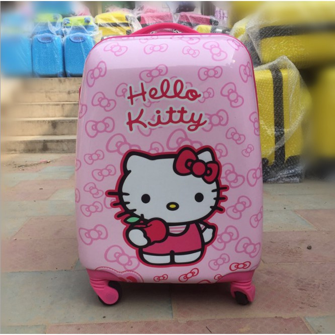 VALI KITTY SIÊU YÊU CHO BÉ DU LỊCH SIZE 18