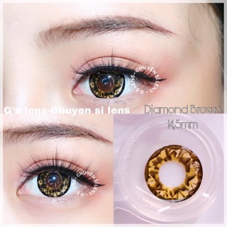 Lens Diamond Brown- Lens Kim Cương