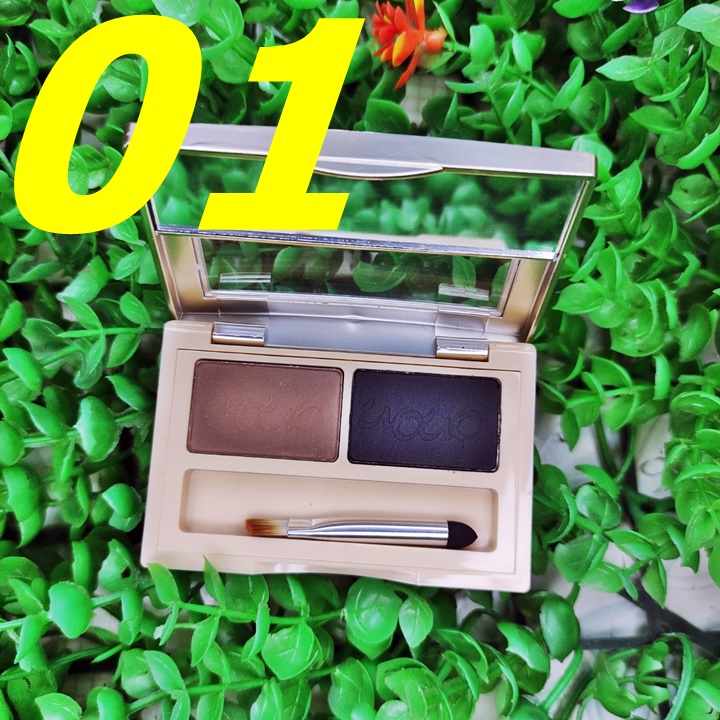 [Sỉ-Rẻ] Bột Tán Mày bền màu, lâu trôi Novo Kèm Cọ Và Gương [Lẻ-Sỉ]