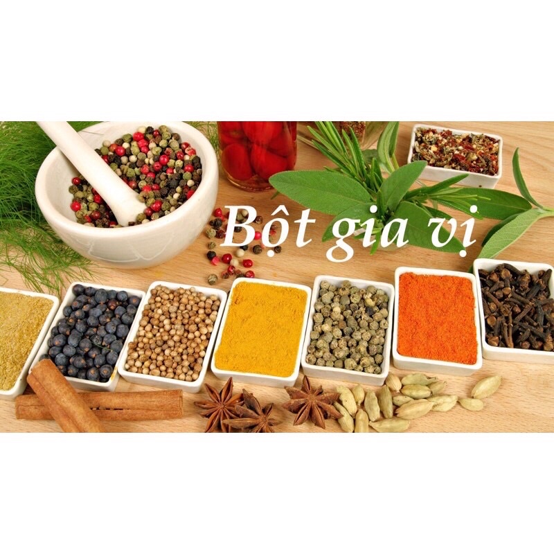 Bột gia vị nấu ăn nguyên chất(bột quế,tỏi,sả,..)