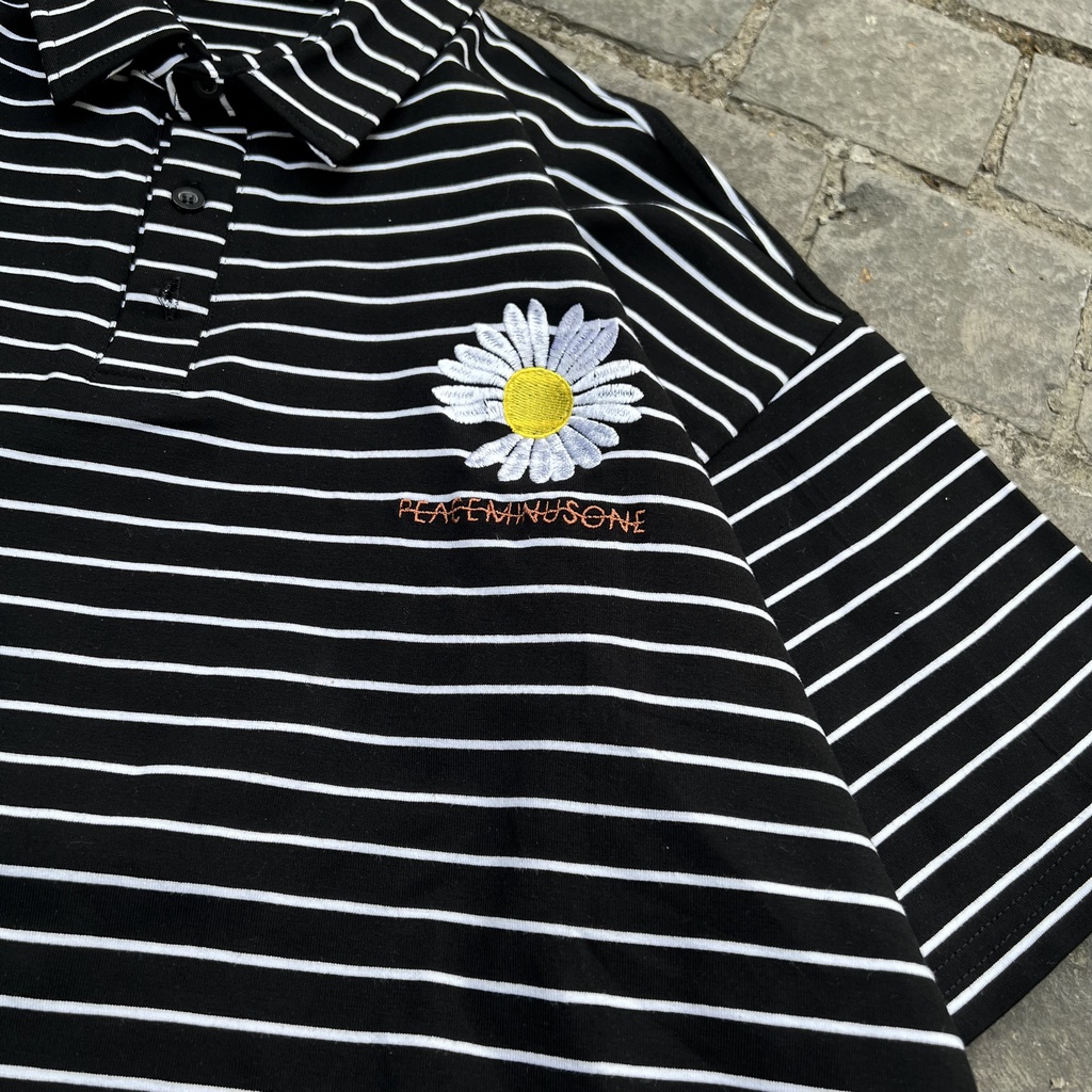 Áo thun polo tay lỡ MEANSTORE phông Unisex nam nữ tee oversize form rộng pull Ulzzang Hàn Quốc vải mềm - PEACE