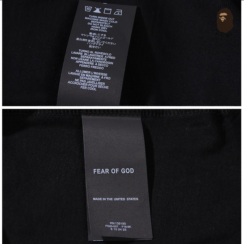 Tee Fear of god x Los angeles , áo Thun FOG x Los angeles, áo phông FOG Bape Việt Nam