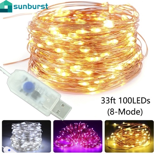 Dây đèn Led 8 chế độ trang trí chất lượng cao