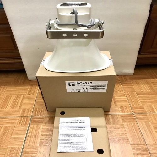 Loa phóng thanh toa 15W SC-615 hàng xịn xuất xứ Indonesia vành nhôm, chuyên đánh chim đêm, bảo hành 12 tháng