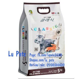 Thức Ăn Cho Chó Dog Classic | Hạt Khô Dog Classic Cho Chó túi zip 1kg