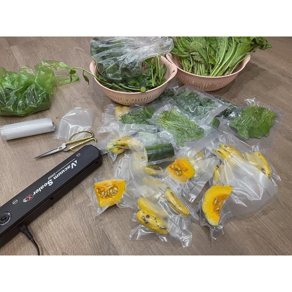 Máy Hàn Miệng Túi Bảo Quản Thực Phẩm VACUUM SEALER Công Suât 90W Máy Hút Chân Không Thông Minh An Toàn Và Hiện Đại