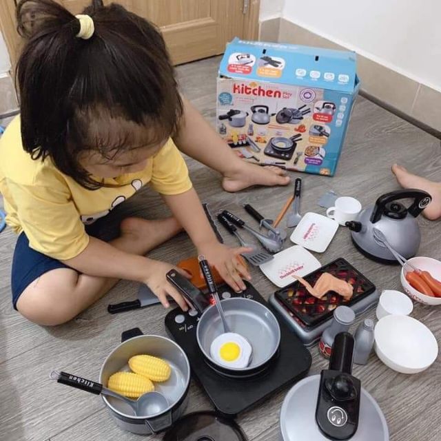 Bộ đồ chơi nấu ăn nhà bếp 36 món cho bé cực đẹp