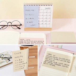 Giấy Note Baoke màu Pastel nhiều kích cỡ - 5 màu/xấp
