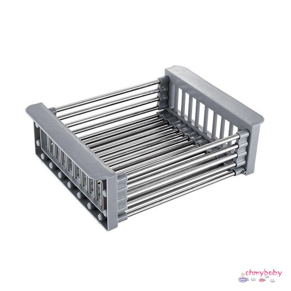 Chậu rửa chén Thoát nước Rổ Rổ Rổ Tổ chức nhà bếp Giá để chén đĩa bằng thép không gỉ [8/13]