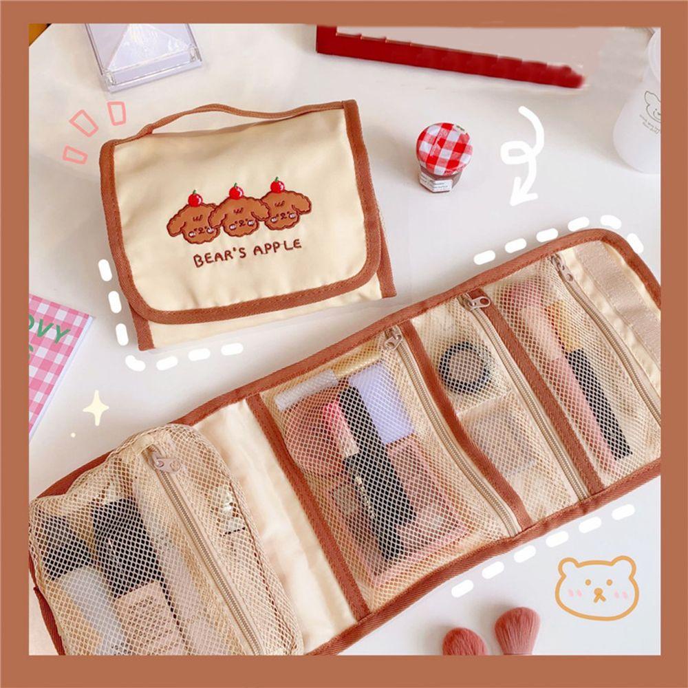 Túi Đựng Mỹ Phẩm Chia Ngăn Sức Chứa Lớn Tiện Dụng Cho Nữ