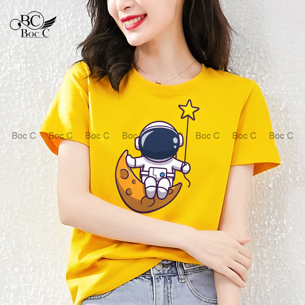 Áo phông nữ thun cotton đẹp tay ngắn cổ lọ Bocc áo phông tee basic full màu đen trắng co giãn 2 chiều PHI HÀNH GIA - Z32