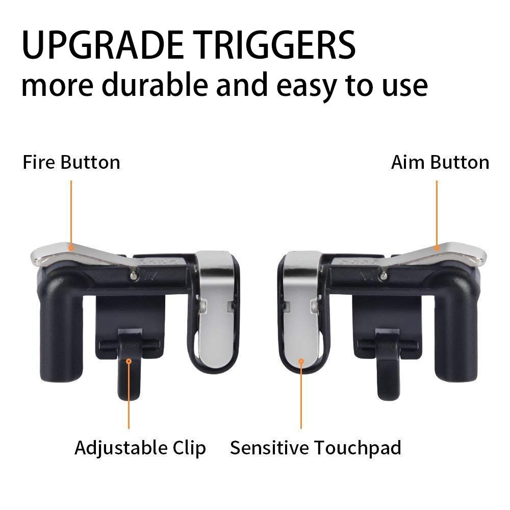 Combo PUBG Tay cầm chơi game trứng và nút bấm chơi PUBG Odog đen nút Joystick A12 đỏ | BigBuy360 - bigbuy360.vn