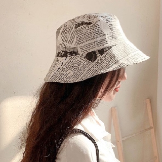 Nón bucket đơn giản phong cách Hàn Quốc - N183