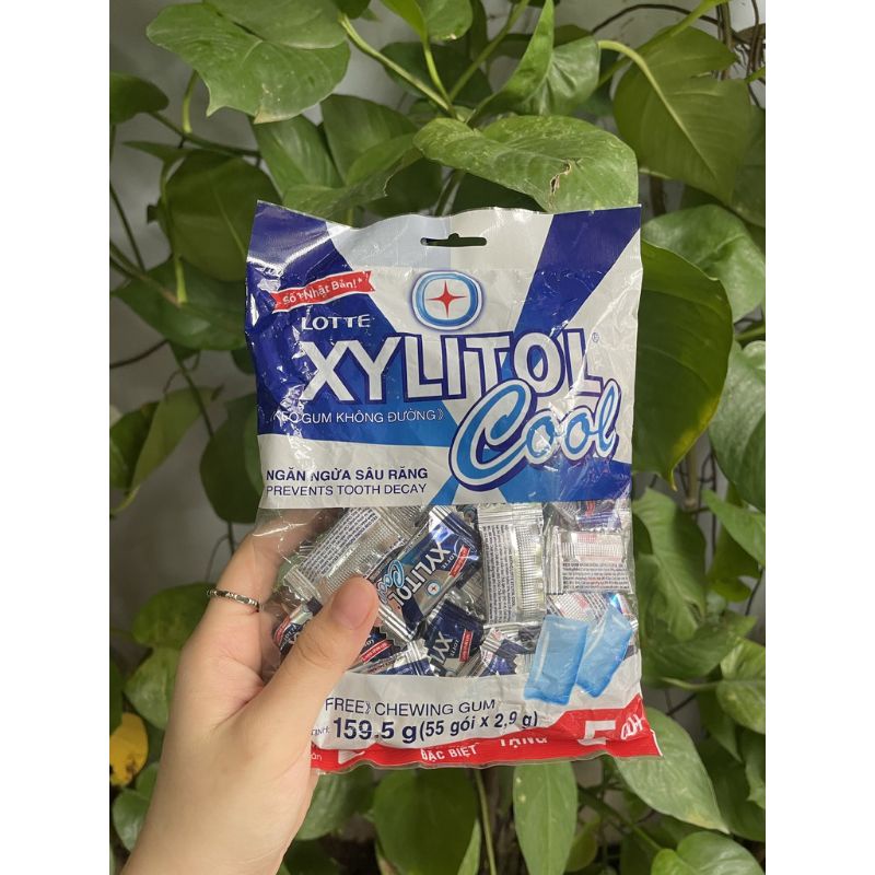 Kẹo Sing-gum Không Đường Lotte Xylitol bịch 55 viên