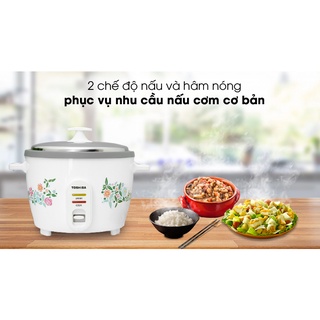 Nồi cơm điện chống dính nắp gài toshiba rc-18mh1pv 1.8 lít
