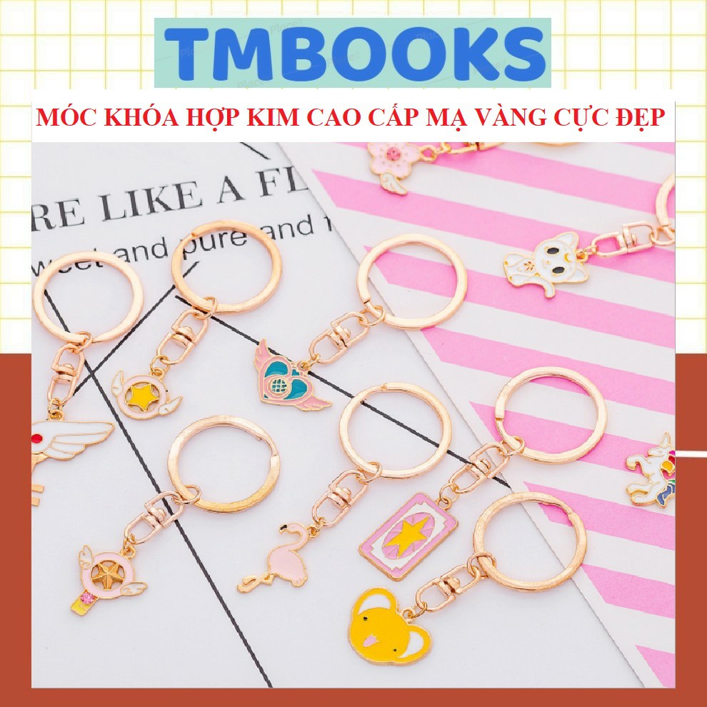 ( Siêu Chất ) Móc Khóa Hợp Kim Mạ Vàng Cao Cấp Nhiều Mẫu Dễ Thương, Bao Ngầu - Móc Khóa TMBOOKS