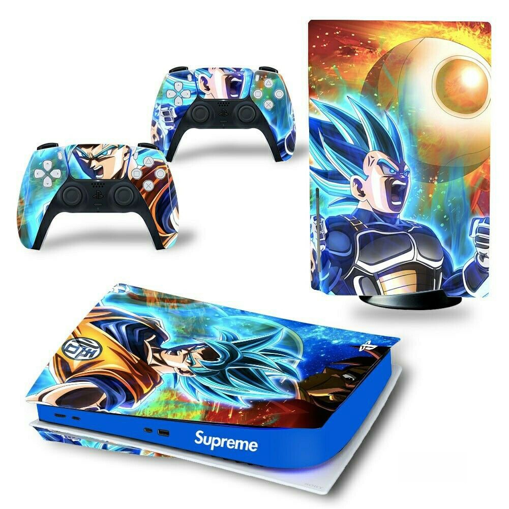 Miếng dán trang trí skin ps5 chủ đề Dragon Ball