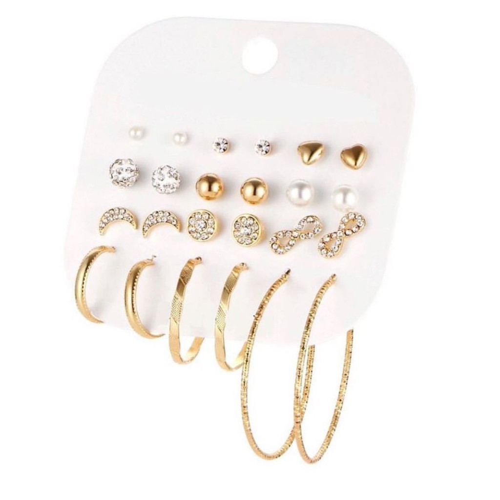 [E133] - D'or Earrings - Bông tai bộ Vie