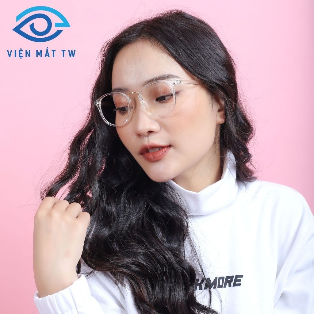 Gọng kính tròn chất liệu nhựa dẻo 4 màu phụ kiện thời trang nữ Vienmattw1.Official 209 | BigBuy360 - bigbuy360.vn