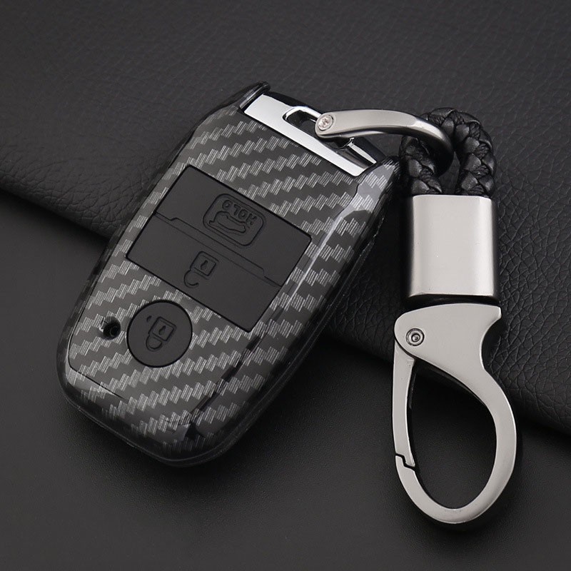 Ốp Chìa Khóa Carbon Cho Xe Kia ( Mẫu 1 )