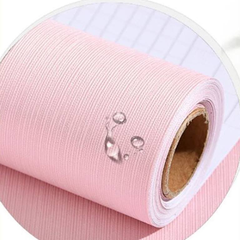 10M GIẤY DÁN TƯỜNG VÂN NỔI MÀU HỒNG NHẠT (10m x1,2m) | BigBuy360 - bigbuy360.vn