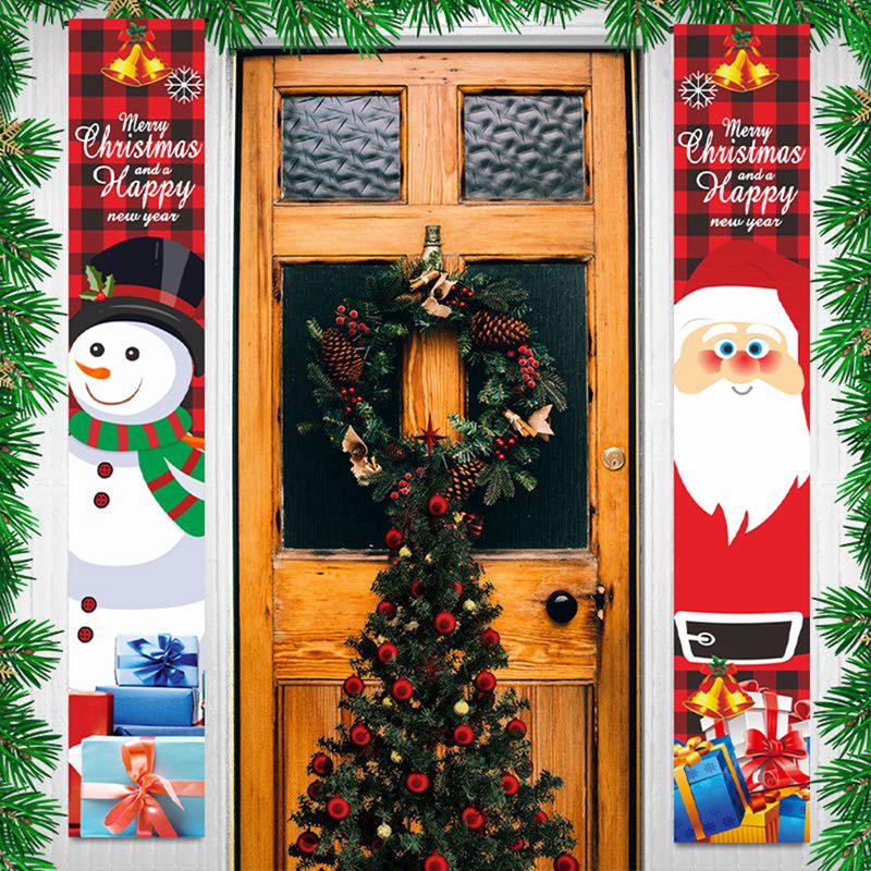 Biển Hiệu Treo Cửa Trang Trí Giáng Sinh Năm Mới 2023