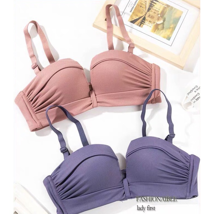 Áo lót tạo khe cho người ngực nhỏ cao cấp không gọng có mút đệm mỏng kiểu hàn quốc AOLOT11