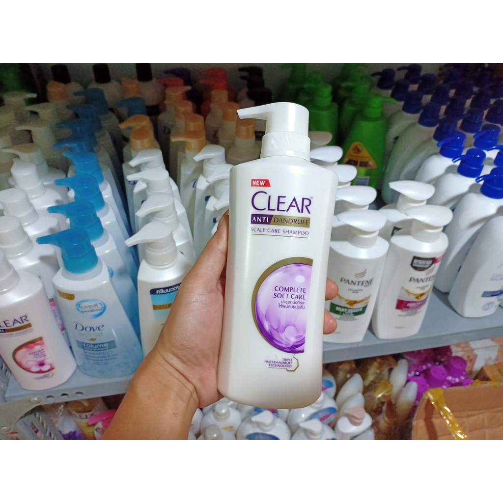 Dầu Gội Clear Men, Clear Bạc Hà - Thái Lan 450ml (Mẫu mới)