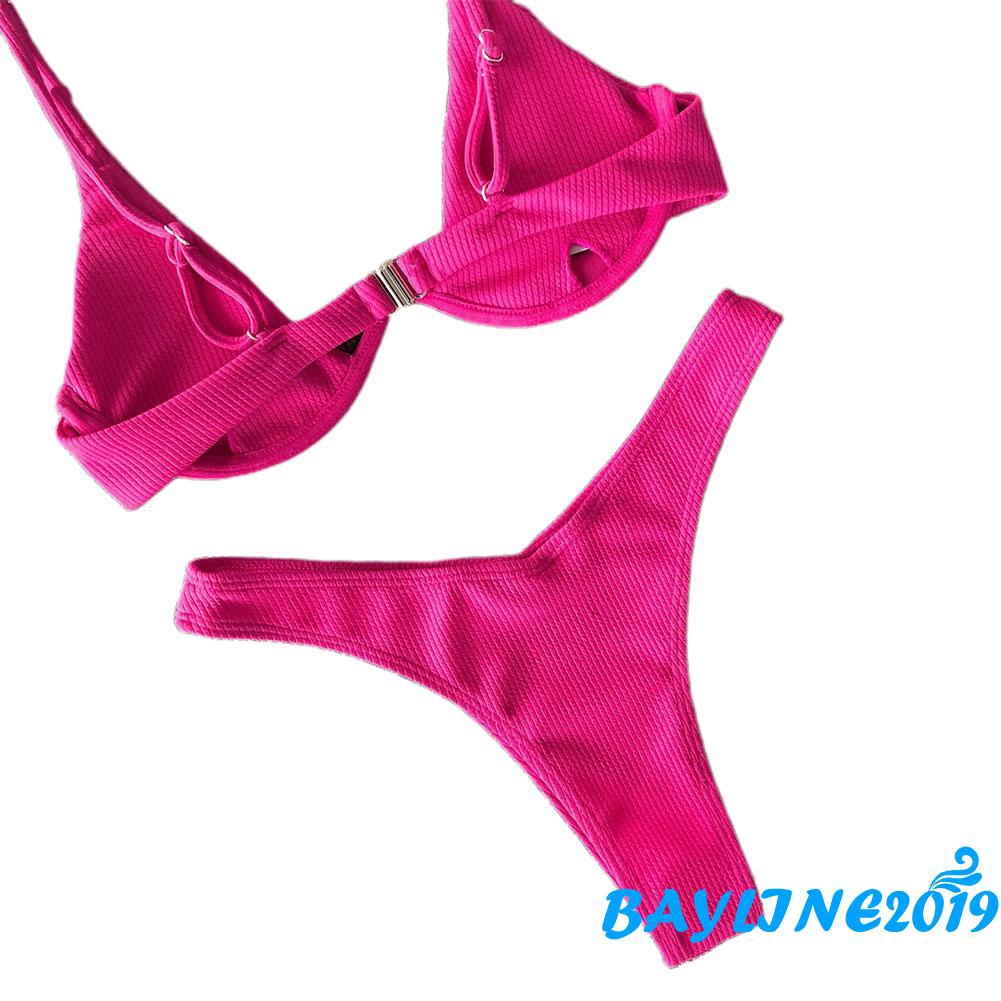Bộ Bikini 2 Mảnh Quyến Rũ Thời Trang Dành Cho Nữ