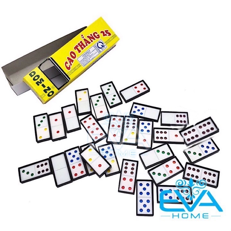 Hộp Trò Chơi Cờ Domino Nhựa Ngà Sang Trọng