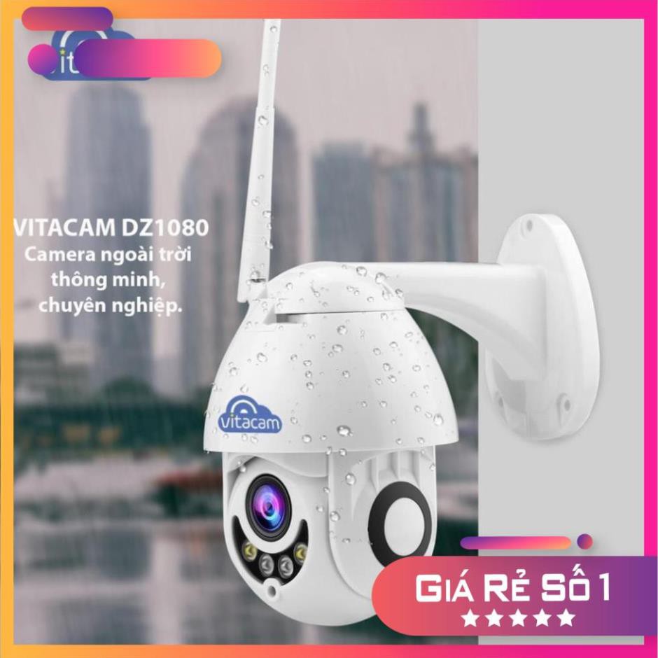 [FreeShip]  Camera Vitacam DZ1080 -Camera Ngoài Trời Cao Cấp 2.0 Mpx FHD 1080p .Hàng Chính Hãng .Bảo Hành 24 Tháng