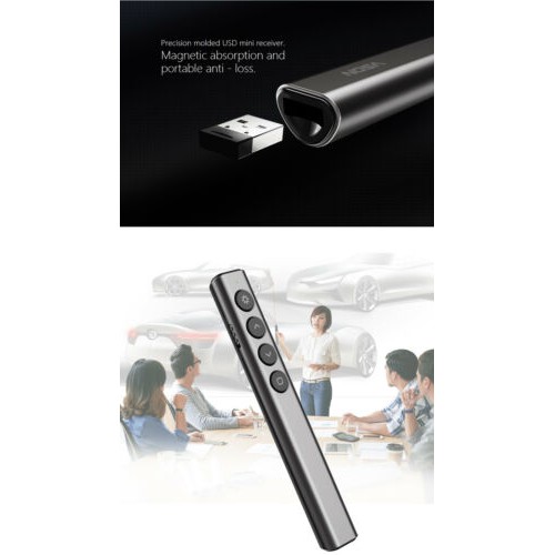 Bút bấm điều khiển từ xa usb không dây ppt powerpoint presenter laser pointer pen