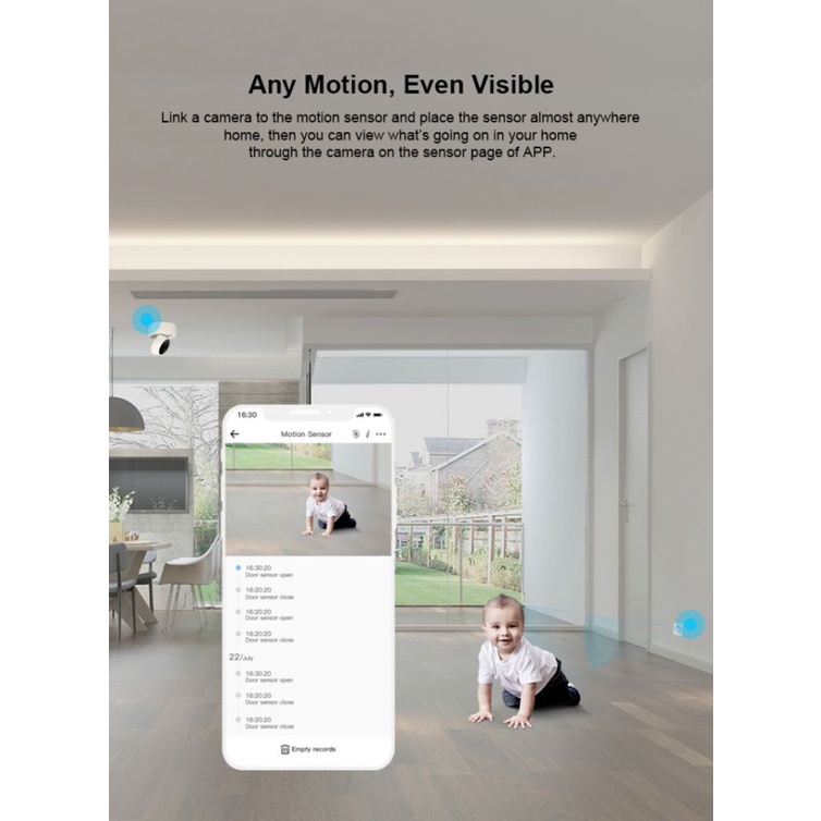 SONOFF SNZB-03 Cảm biến chuyển động hồng ngoại ZigBee Bề mặt trần phát hiện thông minh PIR Bề mặt tường Cảm biến PIR