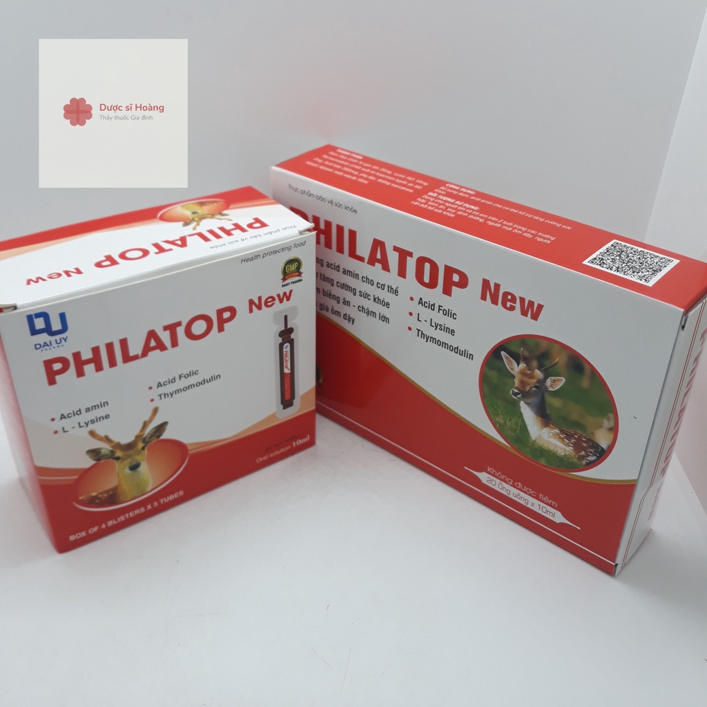 PHILATOP NEW - Tăng sức đề kháng, bồi bổ cơ thể - Bổ sung đạm tổng hợp