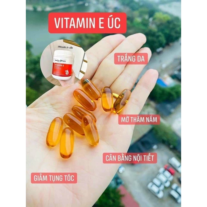 Viên Uống Vitamin E Healthy Care 500IU của Úc 200 Viên