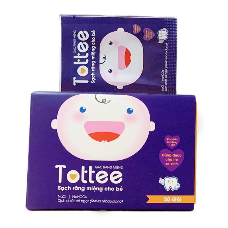 Gạc răng miệng Tottee (30 gói/hộp)