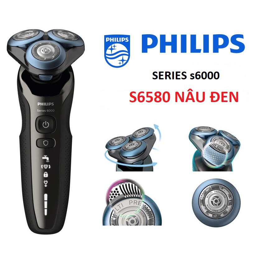 Máy cạo râu Philips Series 6000 - S6580 ( Bảo hành 12 tháng )