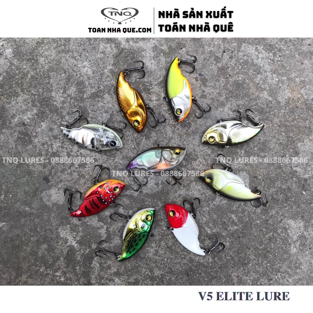 Mồi lure cá lóc V5 ELITE LURE - TNQ Toán nhà quê