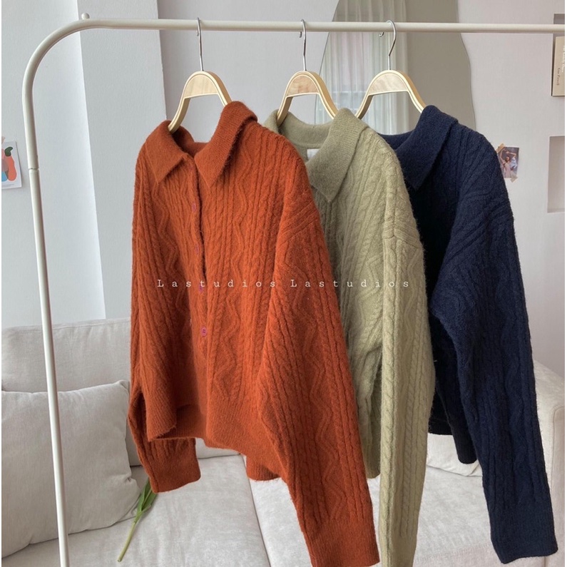 Áo len matcha La studio