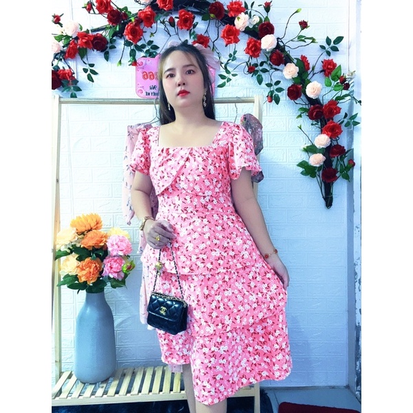 ĐẦM HOA NHÍ 3 Tầng MẪU HÈ 2022