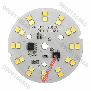 Mắt led vỉ tròn 7w , điện áp 220v