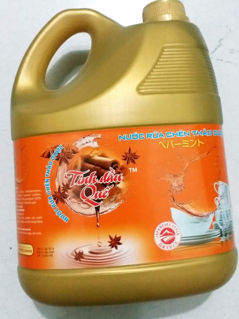 Nước rửa chén thảo dược Tinh Dầu Quế 3200ml