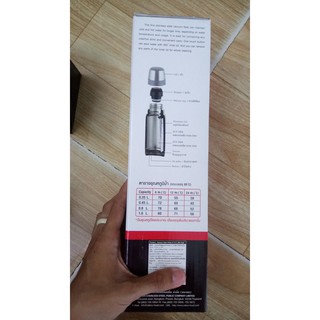 Bình giữ nhiệt Zebra - vàng đồng - 1 lít