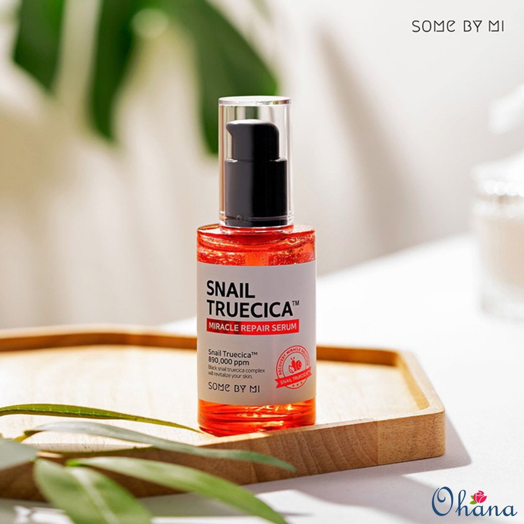 Tinh Chất Phục Hồi, Làm Mờ Vết Thâm, Se Khít Lỗ Chân Lông Some By Mi Snail Truecica Miracle Repair Serum 50ml