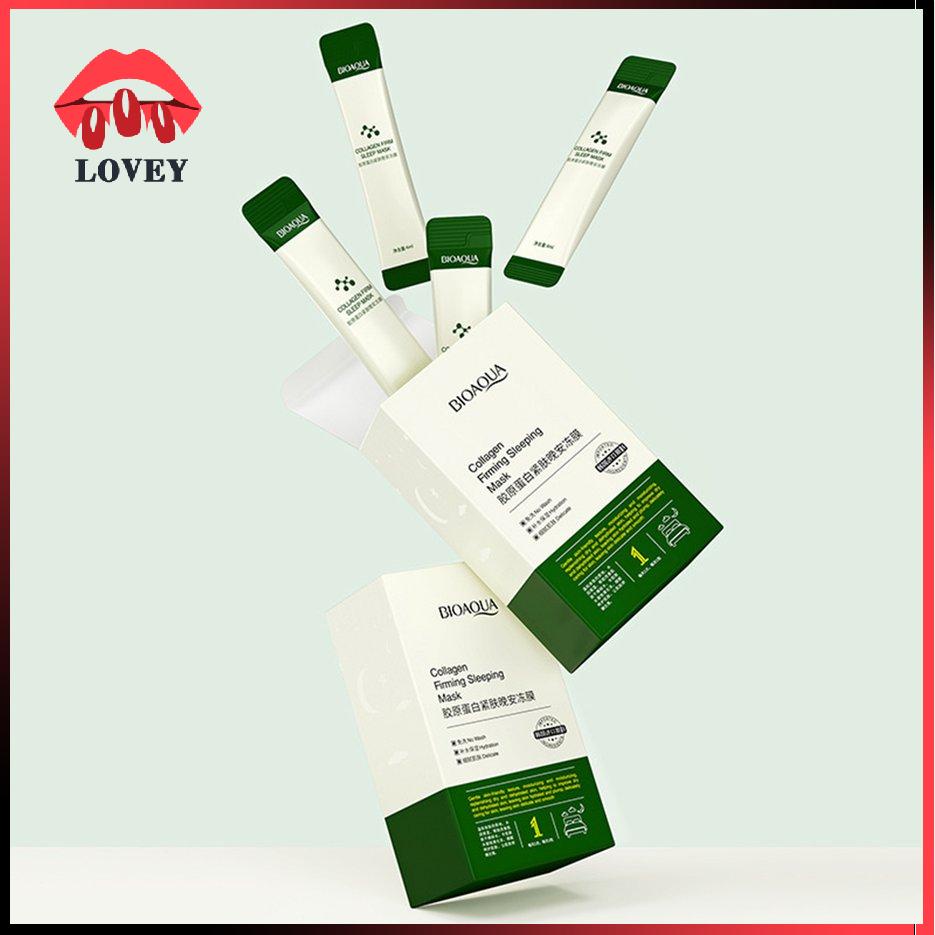 Mặt nạ ngủ collagen dạng gel dưỡng ẩm làm săn chắc da ban đêm không cần rửa