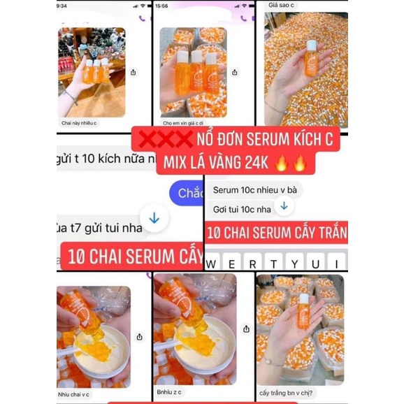 SERUM VITAMIN C MIX LÁ VÀNG