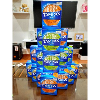Tampon TAMPAX pearl hàng Anh (UK) chính hãng hộp 18 ống